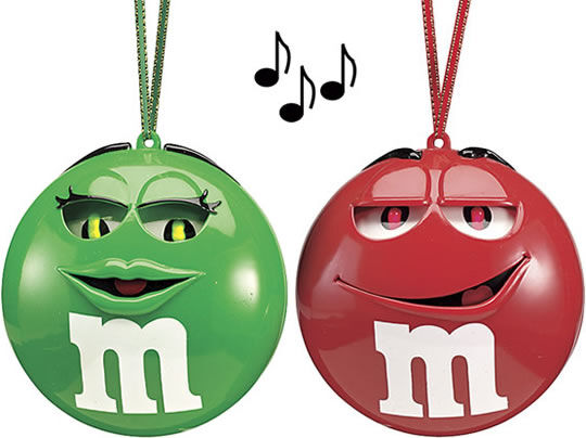 M&M's Christmas Ornaments