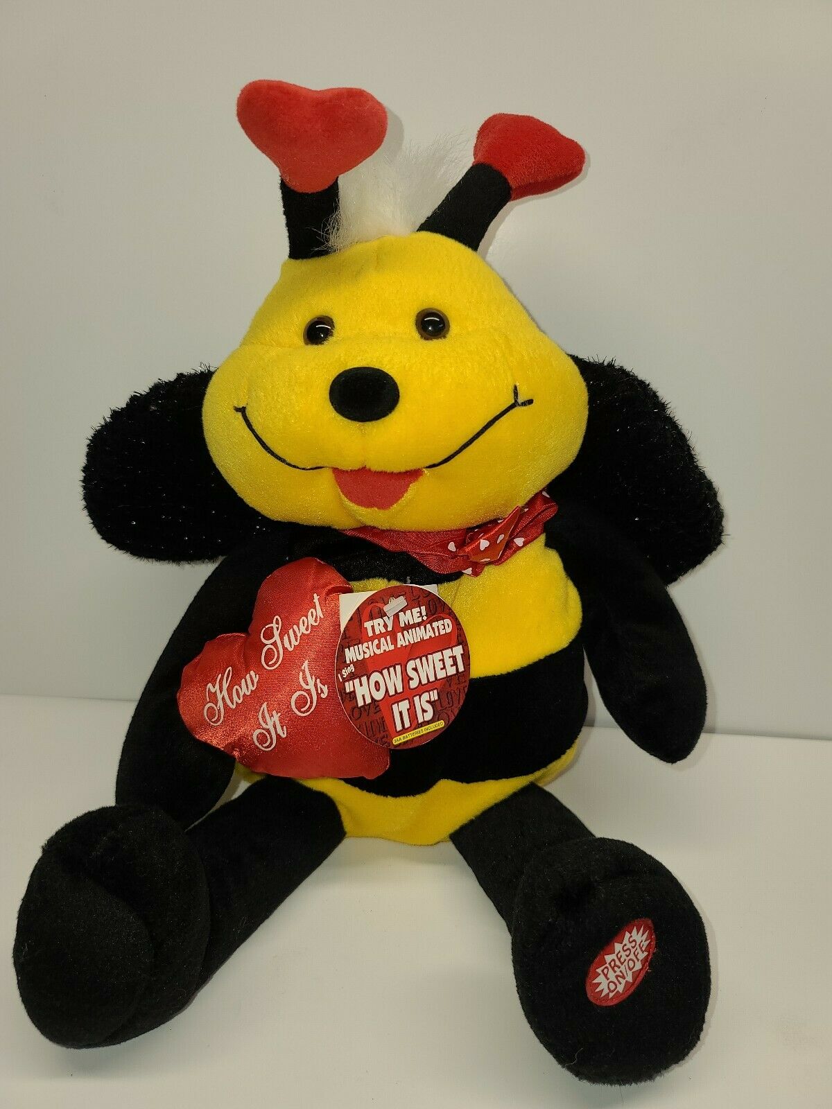 Singing stuffed animals for valentine's day store