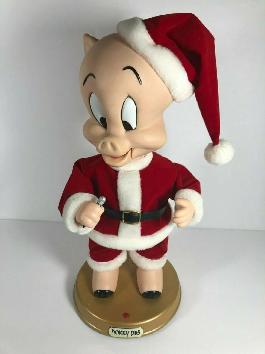 Porky Pig Singing Blue Christmas 