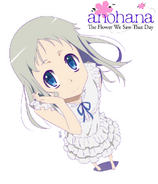 Anohana the flower we saw that day menma by dannex009-d6avquq