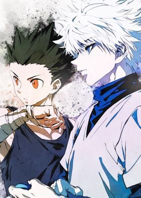 killua and Gon fanart by me, I really like the 1999 version anime