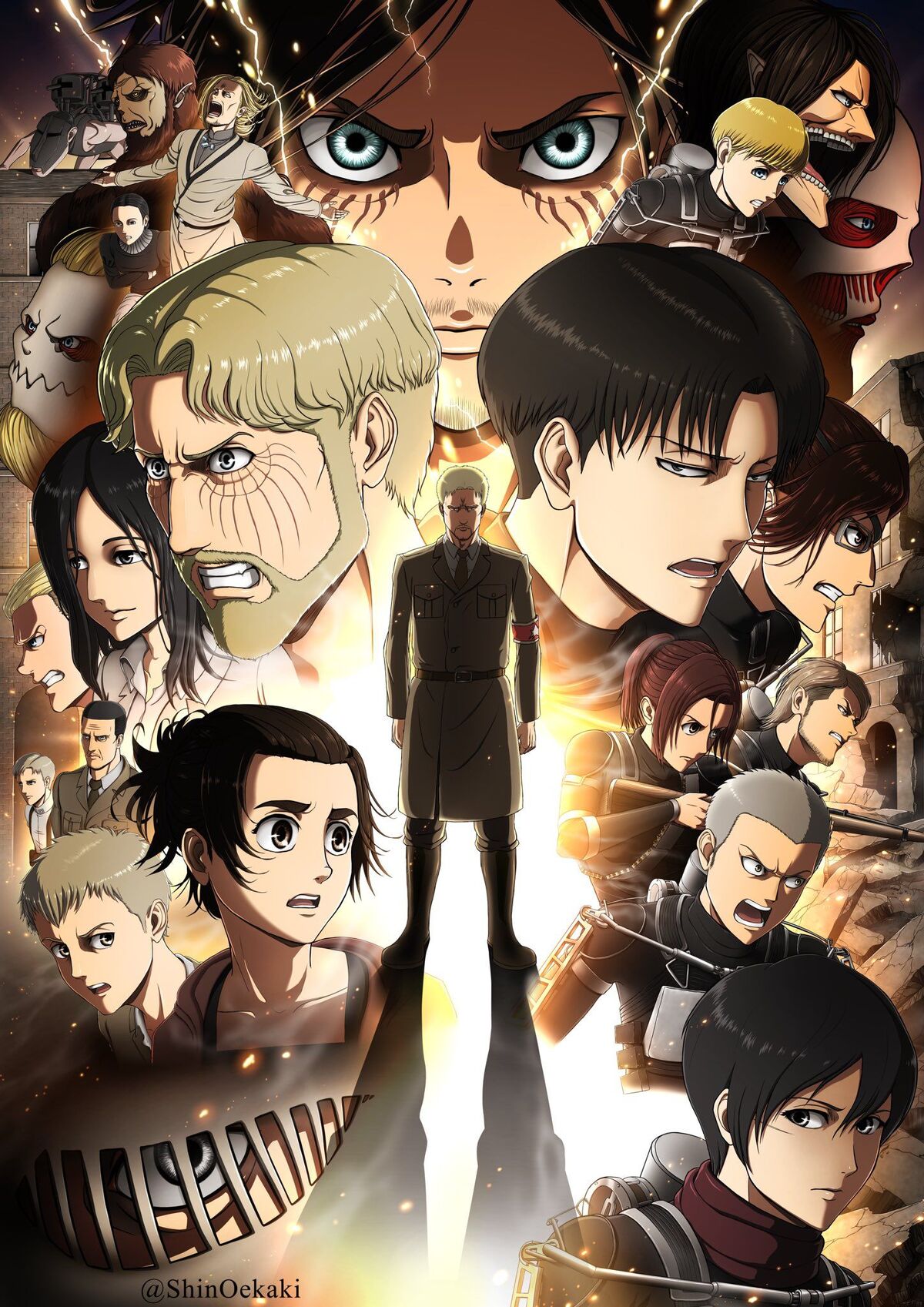 Anime News And Facts on X: Attack on Titan: Final Season Part 3 will be  the final installment in the series and will completely adapt the manga.   / X