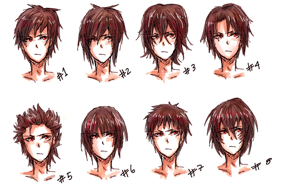 Anime hairstyles for men how does the hair we choose affect our  characters image  Anime Art Magazine