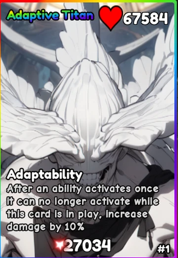 Adaptive Titan | Anime Card Battle Wiki | Fandom