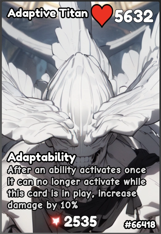 Adaptive Titan | Anime Card Battle Wiki | Fandom