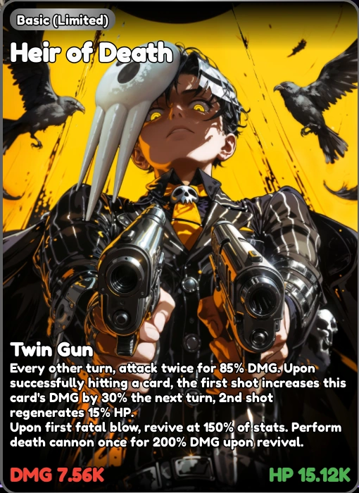 Card Index - Heir of Death | Anime Card Clash official Wiki | Fandom