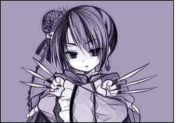 Всегда и везде Сяолан всегда имеет при себе набор метательных ножей