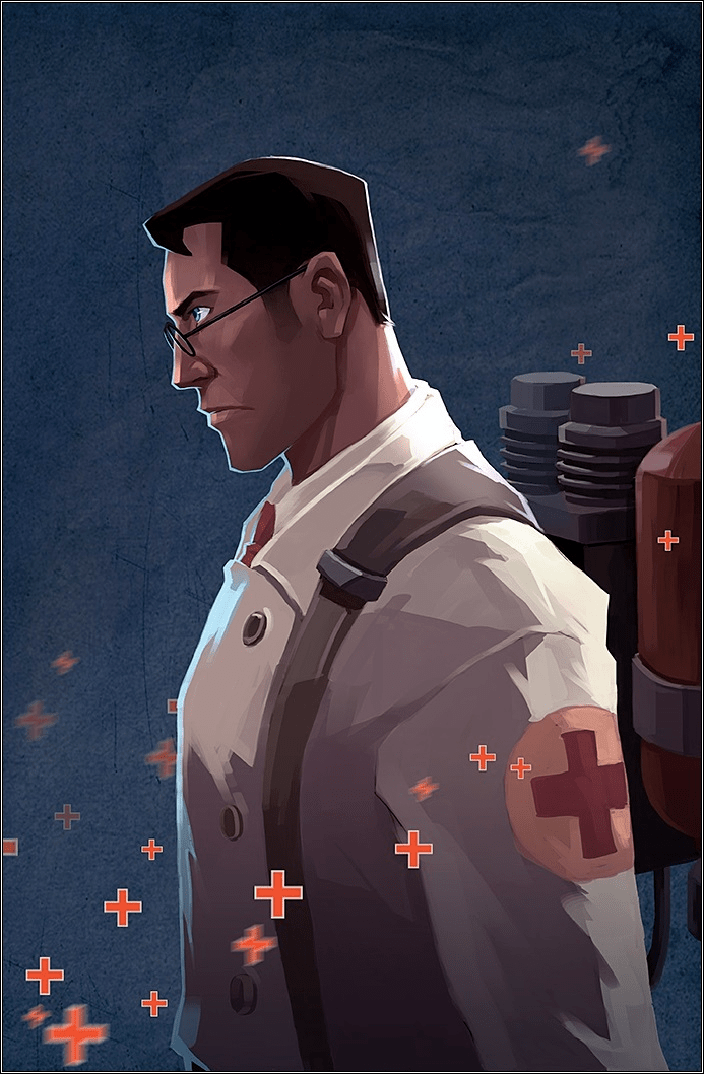 Арт медик телефон. Team Fortress 2 medic Art. Медик тф2 арт. Медик тф2 арты. Шпион арт.