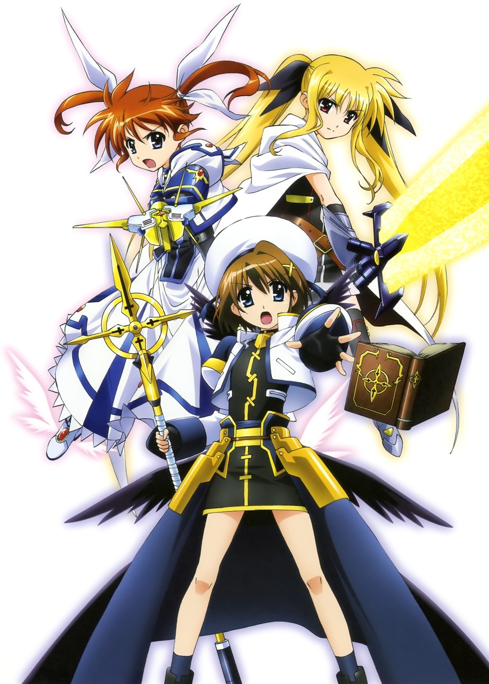 Три асе. Хаятэ Наноха. Mahou_Shoujo_Nanoha_as. Nanoha Асура. Mahou Shoujo Lyrical Nanoha Хаяте.