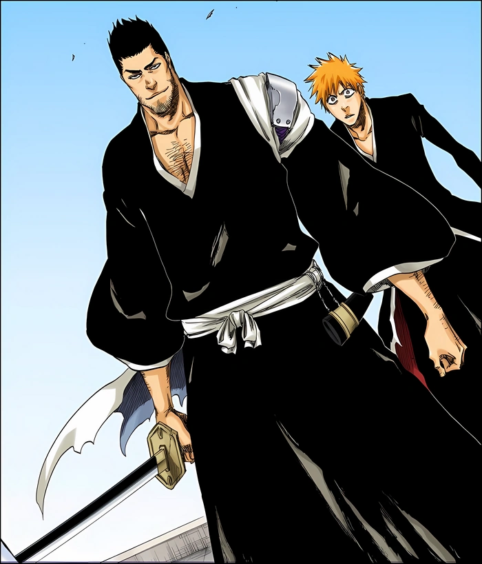 Блич отец. Ишшин шиба блич. Ишшин куросаки. Папа ичиго куросаки. Иссин куросаки отец ичиго.