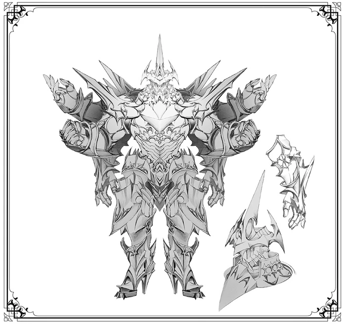 Броня Бога Битв надетая на Бадигади