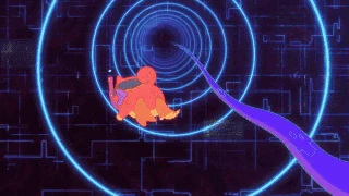 Вы можете видеть моего предка, Пелопса-II, который погрузился в сингулярность для поиска необходимых параметров для победы над противником. Жаль, что он их так и не найдёт.