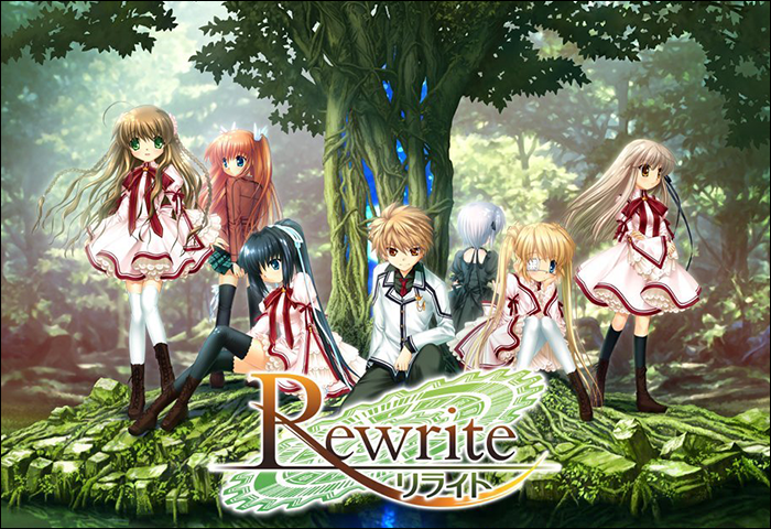 Rewrite на русском. Rewrite обложка. Сидзуру перезапись. Перезапись новелла. Rewrite CG.