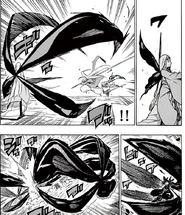 Парирование атак крыльев Куроагехи