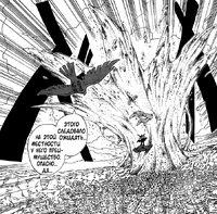 Простая атака песком, но в пустыне