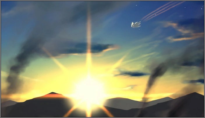 Мигационный корабль покидает Землю