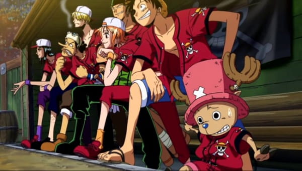 One Piece Featurette 3 Take Aim The Pirate Baseball King Anime Database Wiki Fandom