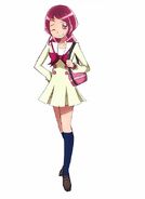 Futaba in school uniform