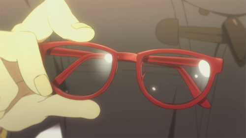 Mirai Kuriyama, kyoukai No Kanata, kuriyama, kyoukai, beyond The Boundary,  Mirai, threedimensional Space, Digital data, glasses, eyewear