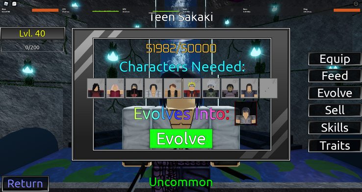 SasukeTS (Teen Sakaki), Anime Mania (Roblox) Wiki