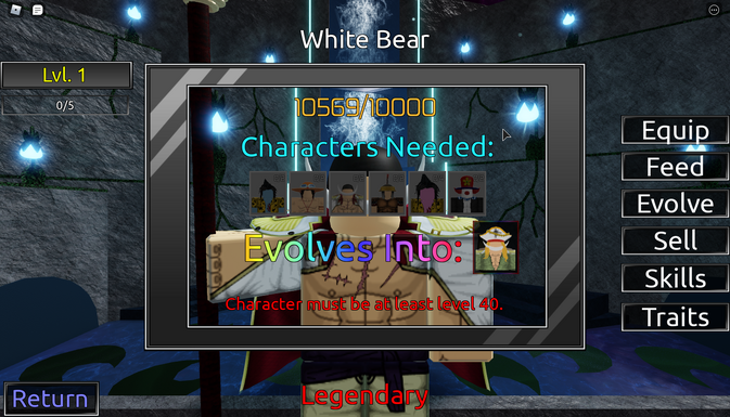 Whitebeard (White Bear), Anime Mania (Roblox) Wiki