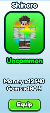 Shinoro (Hero) | Merge Anime Simulator Wiki | Fandom