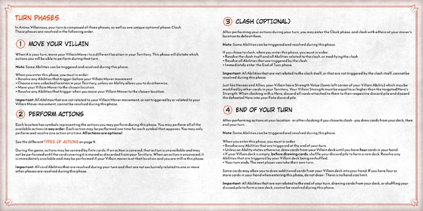 Rulebook | Anime Villainous Wiki | Fandom