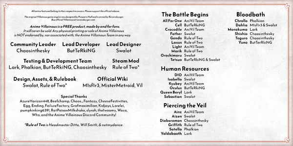 Rulebook | Anime Villainous Wiki | Fandom