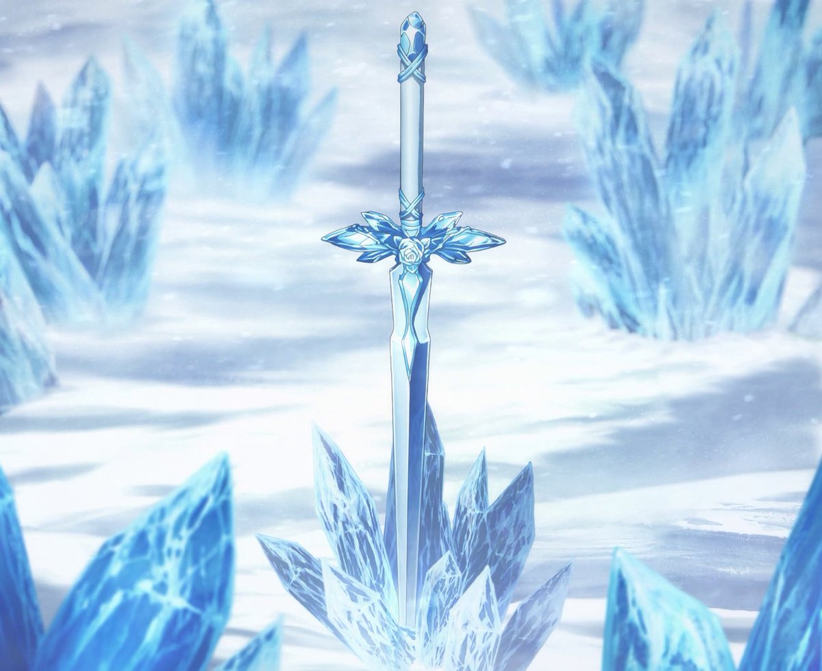 anime ice sword