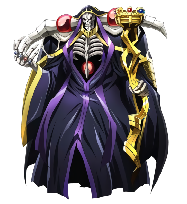 Overlord Anime Character Model sheet, Anime, television, fictional Character  png | PNGEgg