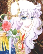 Farbige Illustration im Manga