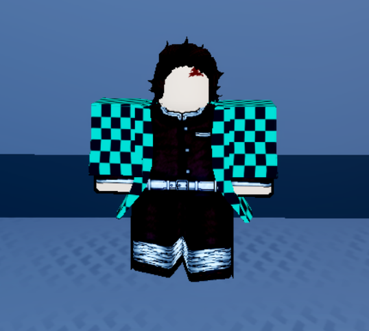 I became TANJIRO KAMADO in Project Slayers (Roblox) 