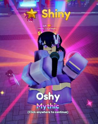 Anime Adventures Roblox Shiny/Unobtainable/Limited Units