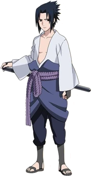 Sasuke's appearance in the first half of Part II.