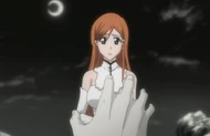 A dying Ulquiorra reaches out for Orihime, realizing what a heart is.