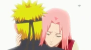 Sakura thanking Naruto.