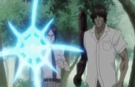 Uryū and Chad appear to stop Muramasa