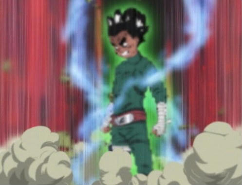 rock lee 8 gates shippuden