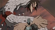 Sasuke defeats Orochimaru.
