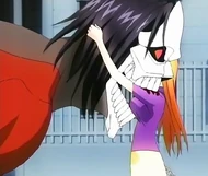 Orihime saves  by taking 's attack.