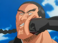 Sado defeats Tatsufusa in a single blow.