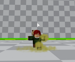 Gaara's 5th skin when he's bloodlusted.