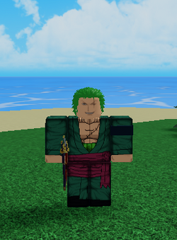 HOW TO MAKE RORONOA ZORO (TIME SKIP) IN ROBLOX 