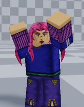 Diavolo's 5th skin, which is Diavolo wearing a soccer uniform.