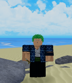 HOW TO MAKE RORONOA ZORO (TIME SKIP) IN ROBLOX 