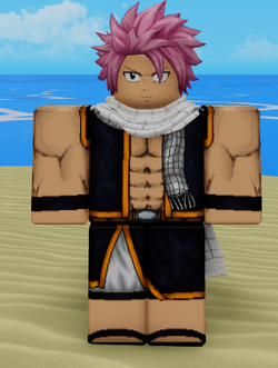 Natsu Dragneel Anime Battle Arena Aba Wiki Fandom - code for natsu's theme roblox