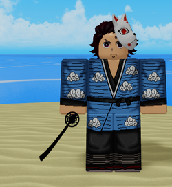 Tanjiro Kamado Anime Battle Arena Aba Wiki Fandom - how do skin kimetsu no yaiba roblox