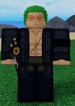 HOW TO MAKE RORONOA ZORO (TIME SKIP) IN ROBLOX 