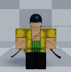 HOW TO MAKE RORONOA ZORO (TIME SKIP) IN ROBLOX 