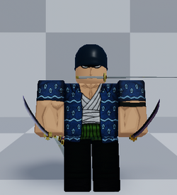 HOW TO MAKE FREE ZORO IN ROBLOX (one piece) 